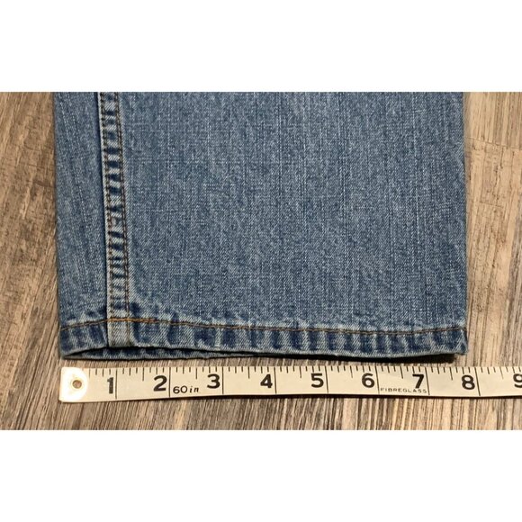Eddie Bauer High-Waisted Denim Jeans Womens Size 18 Light Wash Relaxed Fit - Picture 11 of 13